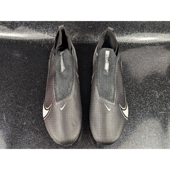 Nike Vapor Edge 360 Elite Flyknit Detachable Spike Black White Mens Size 14W NEW main image 4